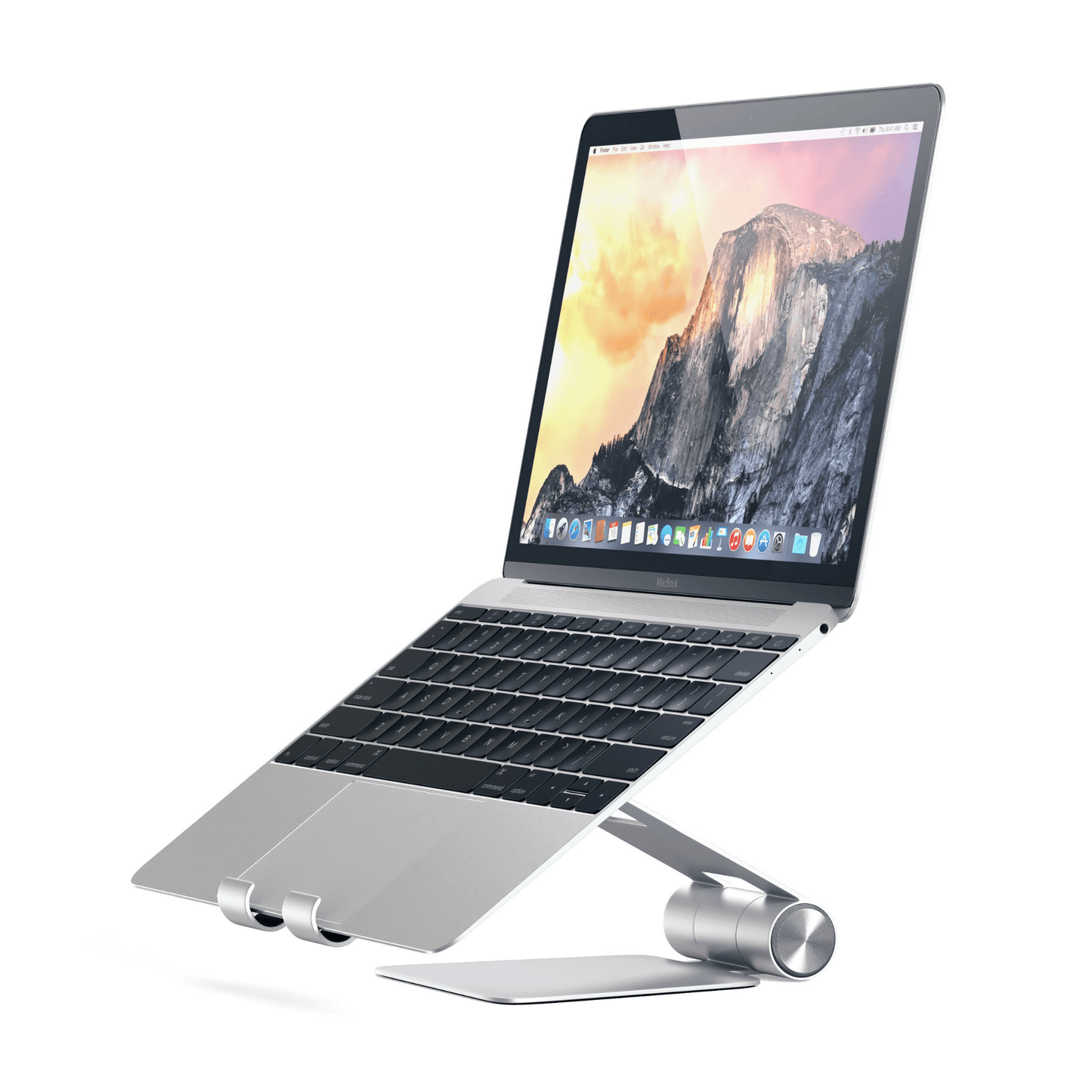 Satechi - Edle mobile Aluminium Halterung mit verstellbarem Winkel für Smartphones, iPads und Tablets - Silber - Pazzar.ch