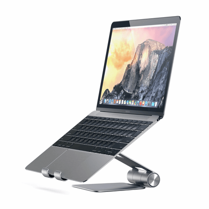 Satechi - Edle mobile Aluminium Halterung mit verstellbarem Winkel für Smartphones, iPads und Tablets - Space Gray - Pazzar.ch