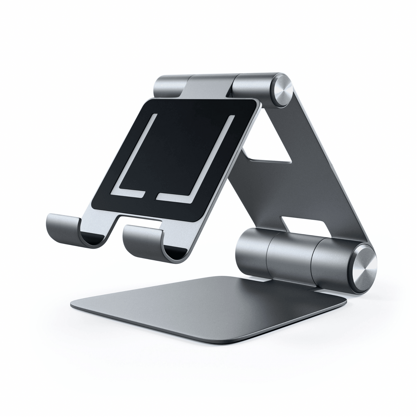 Satechi - Edle mobile Aluminium Halterung mit verstellbarem Winkel für Smartphones, iPads und Tablets - Space Gray - Pazzar.ch