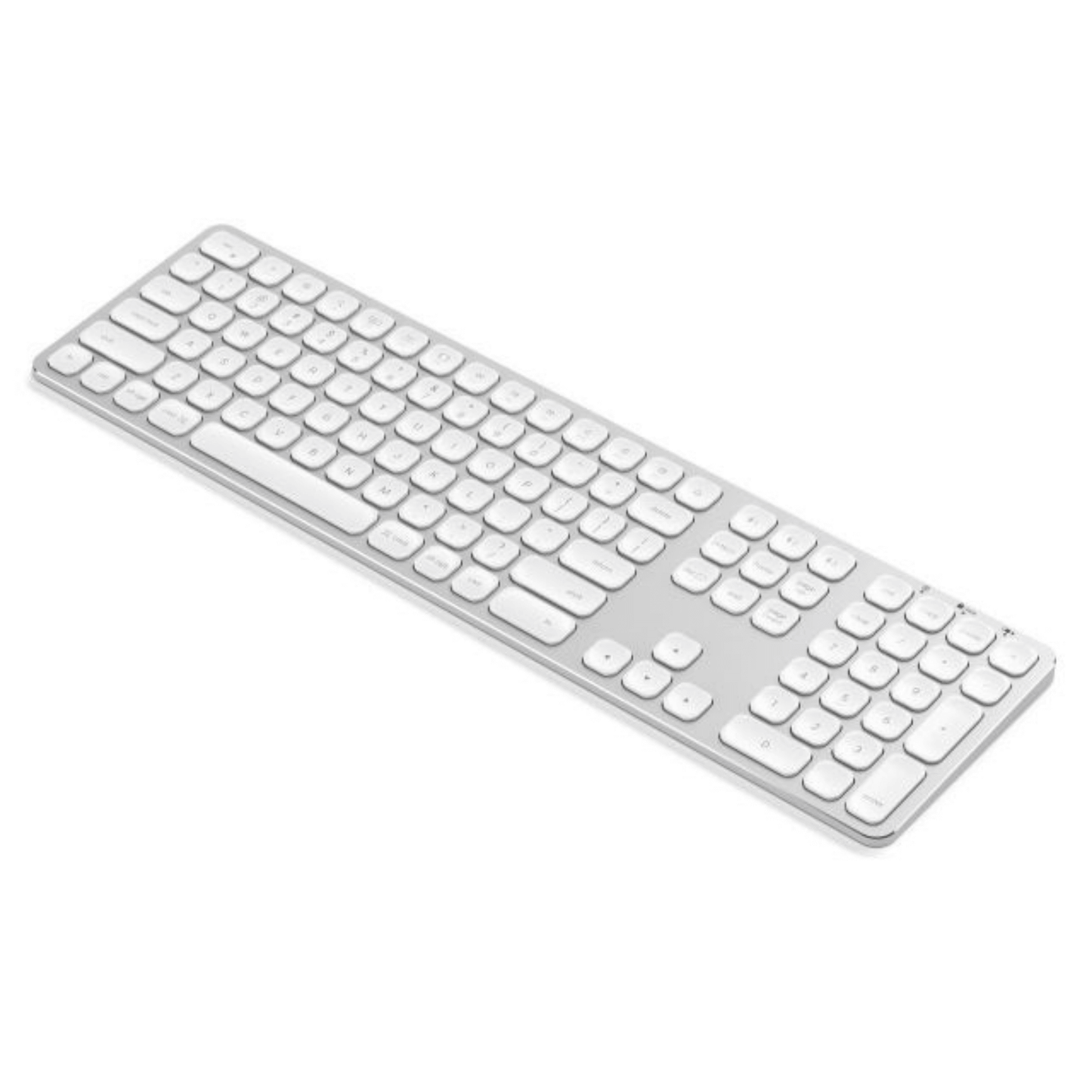 Satechi - Kabellose Bluetooth Tastatur mit Schweizer Layout - Silber / Weiss - Pazzar.ch