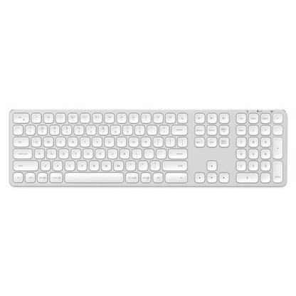 Satechi - Kabellose Bluetooth Tastatur mit Schweizer Layout - Silber / Weiss - Pazzar.ch