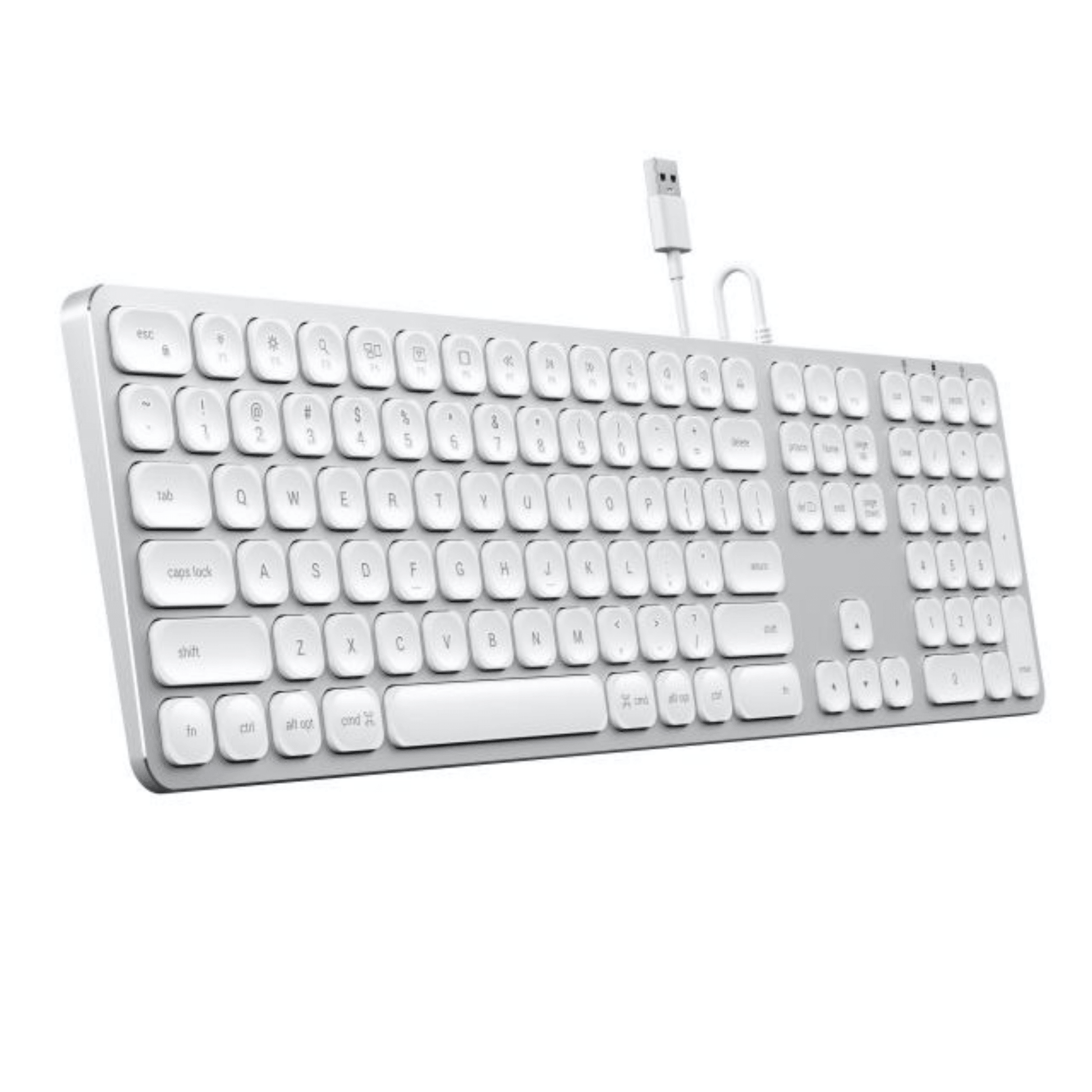 Satechi - USB Tastatur mit Schweizer Layout - Silber