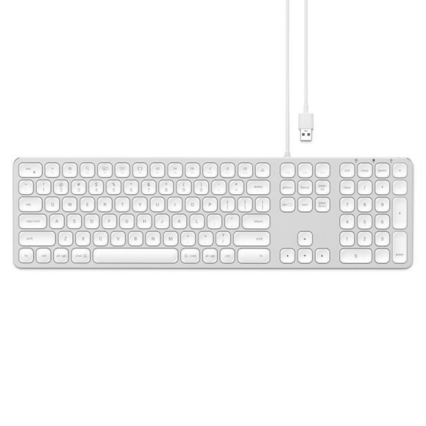 Satechi - USB Tastatur mit Schweizer Layout - Silber - Pazzar.ch