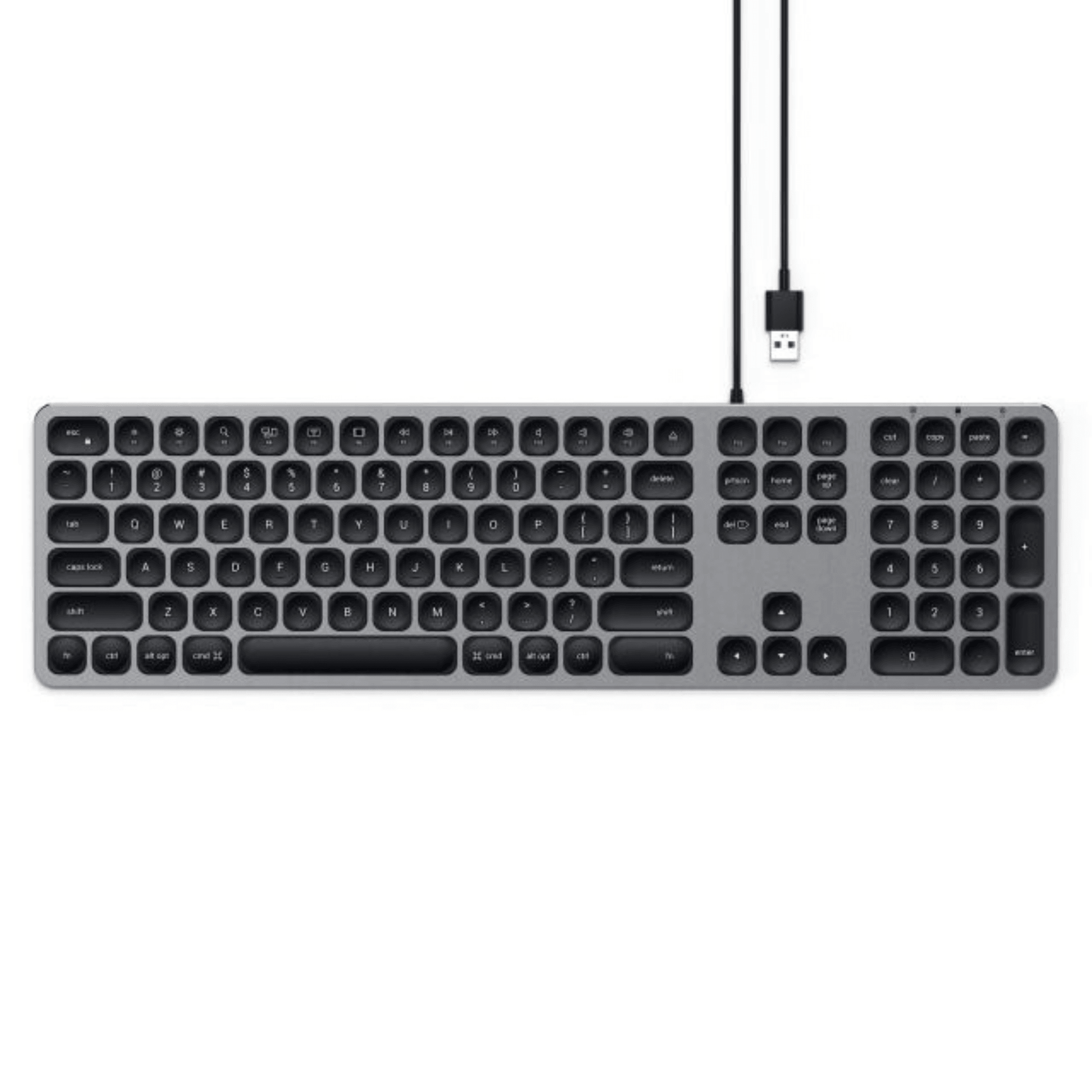 Satechi - USB Tastatur mit Schweizer Layout - Space Gray