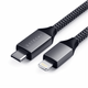 Satechi - (1.8m) Lightning auf USB-C schnell Ladekabel und Datenkabel - Space Gray