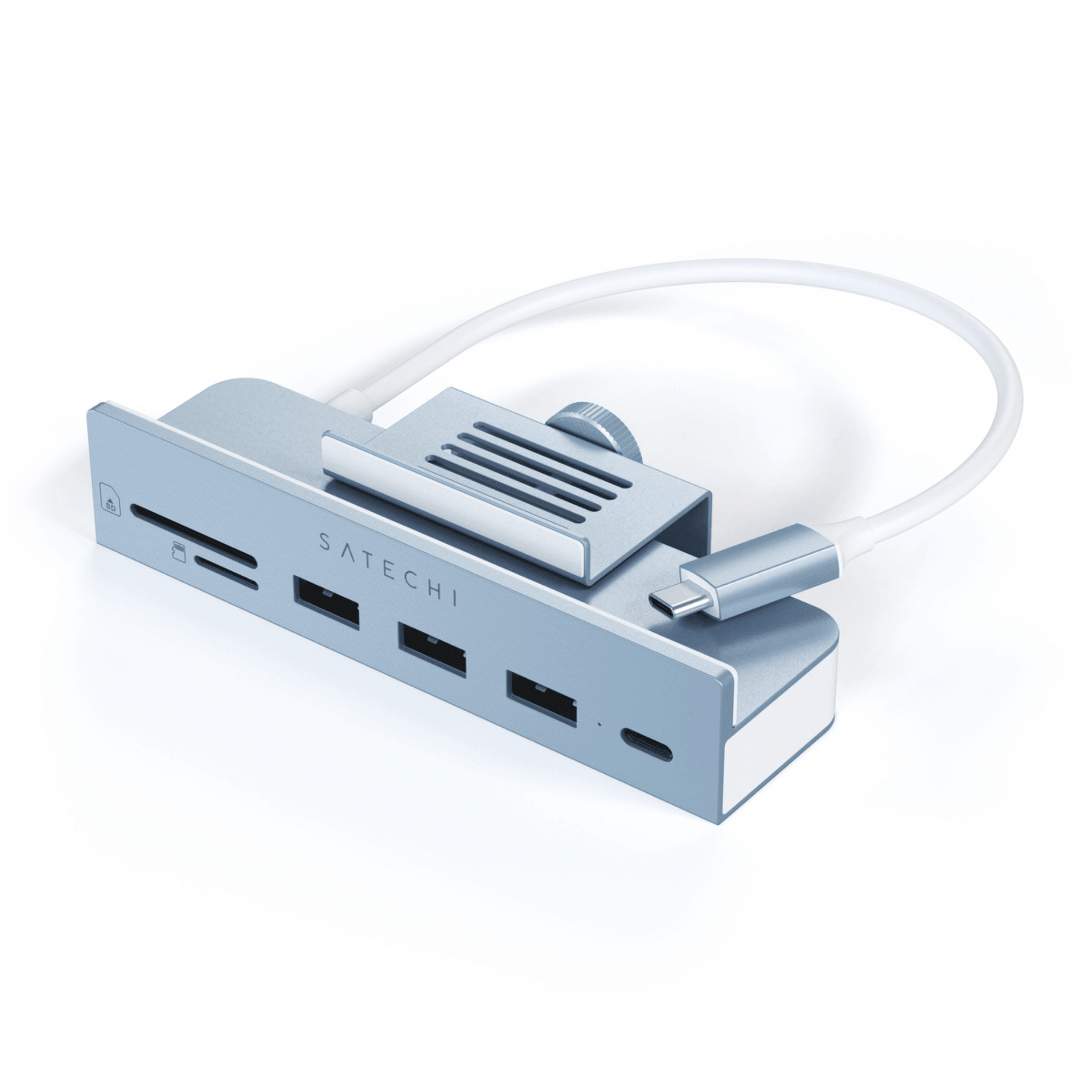 Satechi - USB-C Clamp Hub für iMac 24" - Hellblau
