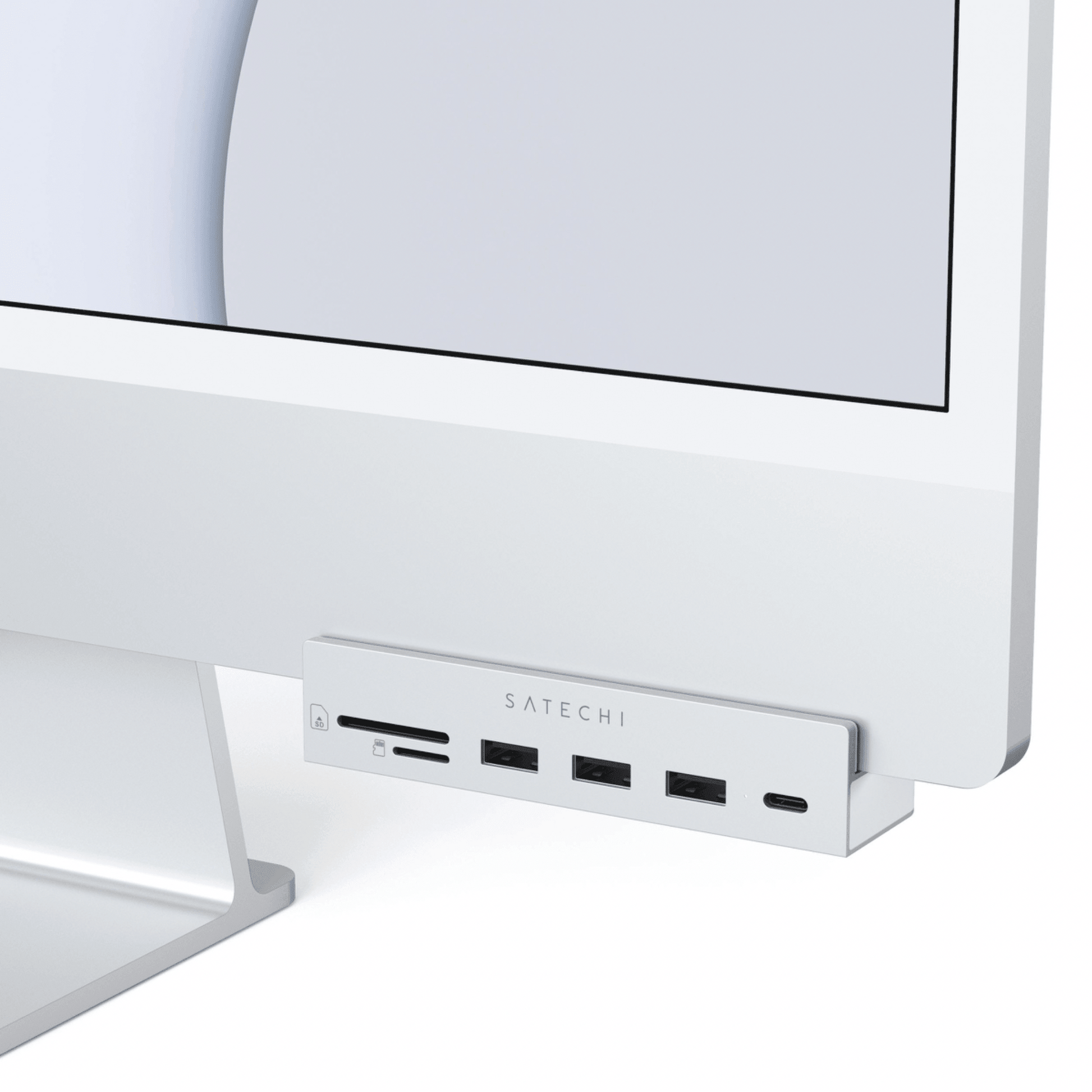 Satechi - USB-C Clamp Hub für iMac 24" - Silber