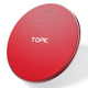 Topk - Mini Qi Wireless Fast Charging Ladegerät Ultrathin (10W / 7.5W) - Rot