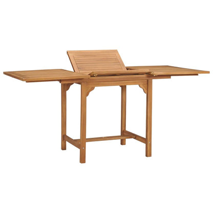 Ausziehbarer Gartentisch (110-160)×80×75 cm Massivholz Teak - Pazzar.ch