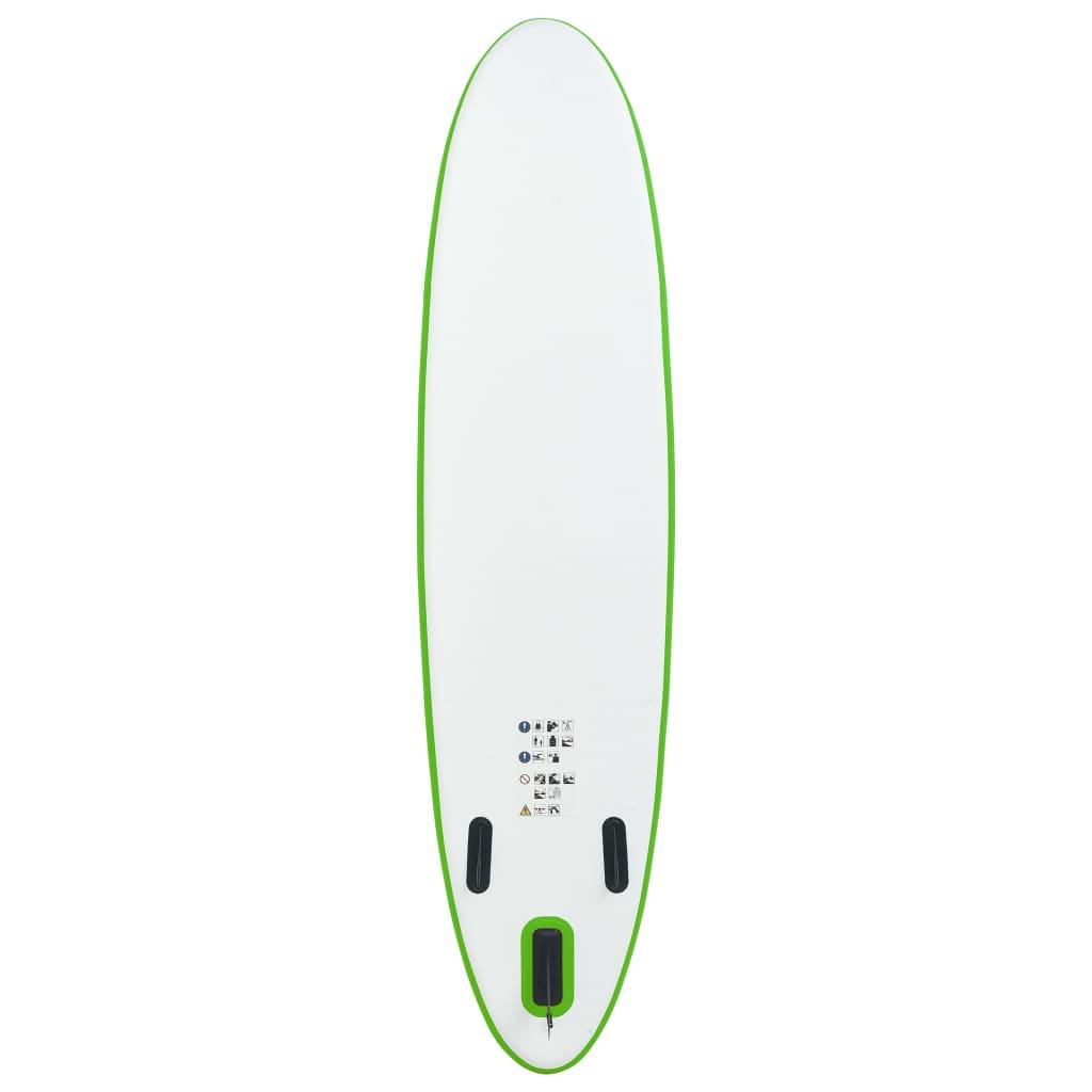 Aufblasbares Stand Up Paddle Board Set Grün und Weiß - Pazzar.ch