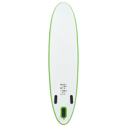 Aufblasbares Stand Up Paddle Board Set Grün und Weiß - Pazzar.ch