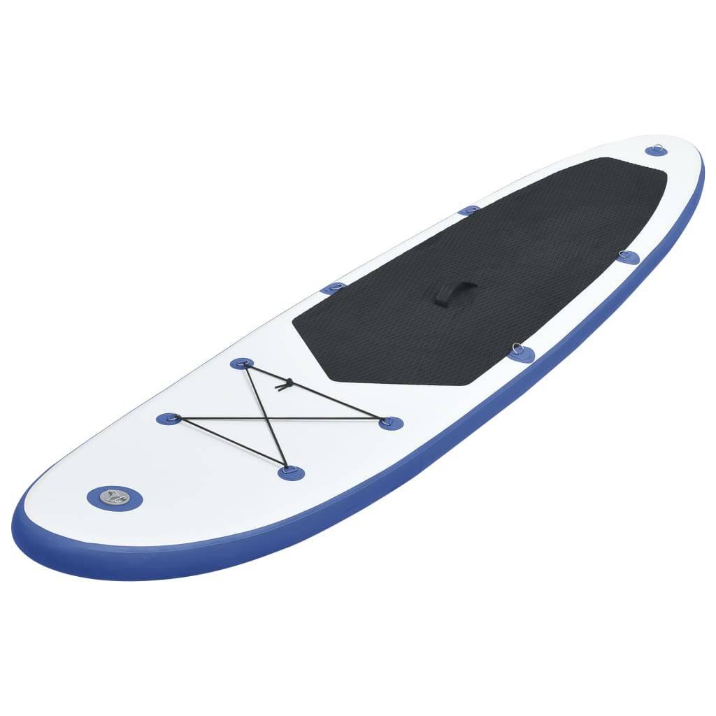 Stand Up Paddle Surfboard SUP Aufblasbar Blau und Weiß - Pazzar.ch