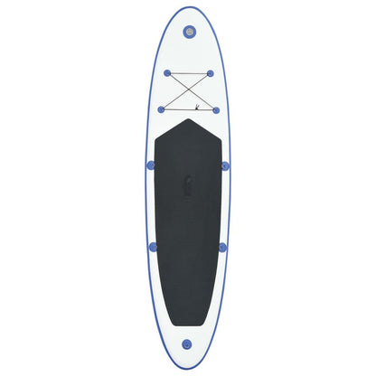 Stand Up Paddle Surfboard SUP Aufblasbar Blau und Weiß - Pazzar.ch