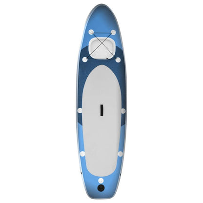 SUP-Board-Set Aufblasbar Marineblau 330x76x10 cm - Pazzar.ch