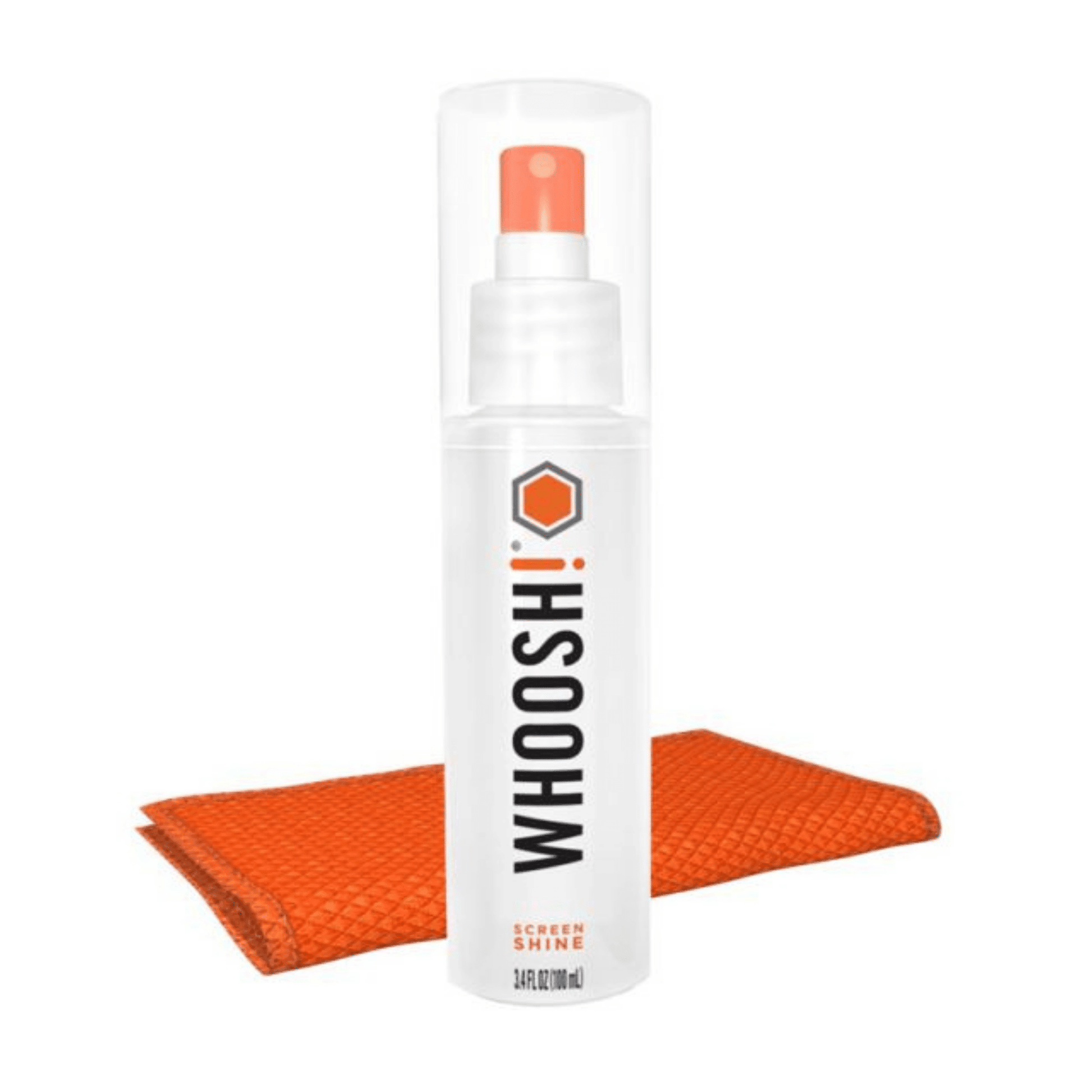 WHOOSH - Smartphone & Tablet Display Reinigungsmittel 1x 100ml Spray Screen Shine Go XL / 1x Mikrofasertuch