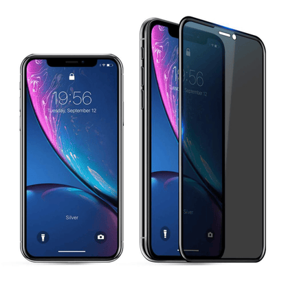 ZIFRIEND - iPhone XS / iPhone X Japanisches Asahi Privacy Vollbild Displayschutz Glas - Schwarz - Pazzar.ch