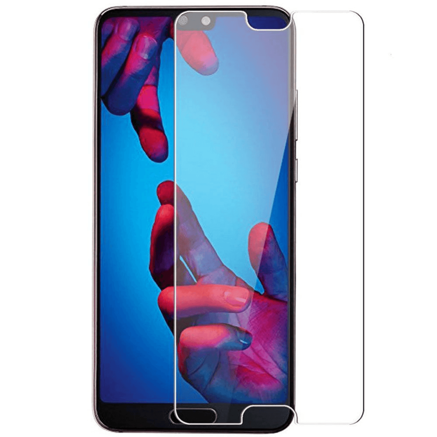 Huawei P20 Panzerglas Displayschutglas - Transparent - Pazzar.ch