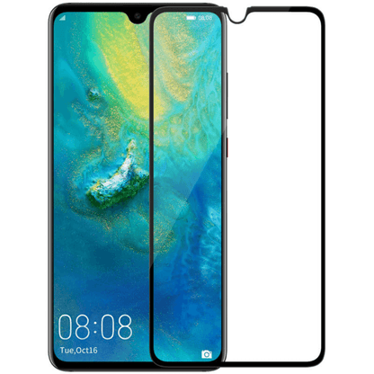 Huawei Mate 20 Panzerglas Displayschutzglas mit Rahmen - Schwarz - Pazzar.ch