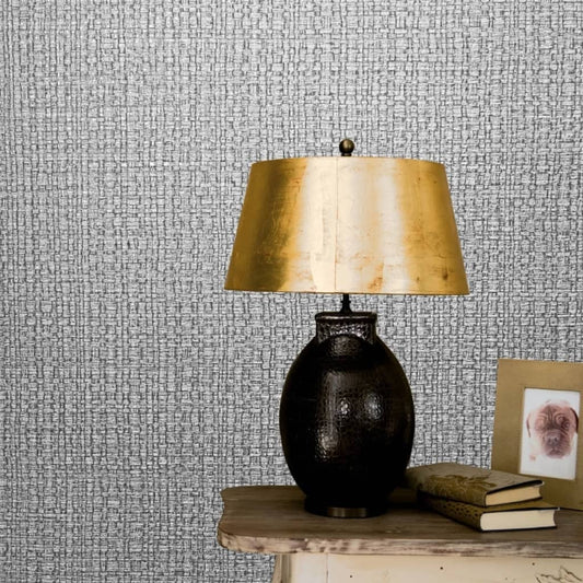 Vintage Deluxe Tapete Course Fabric Look Grau - Pazzar.ch