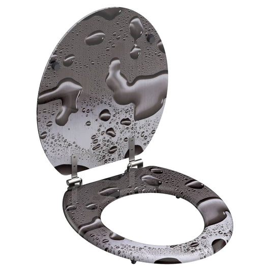 SCHÜTTE WC-Sitz GREY STEEL MDF - Pazzar.ch
