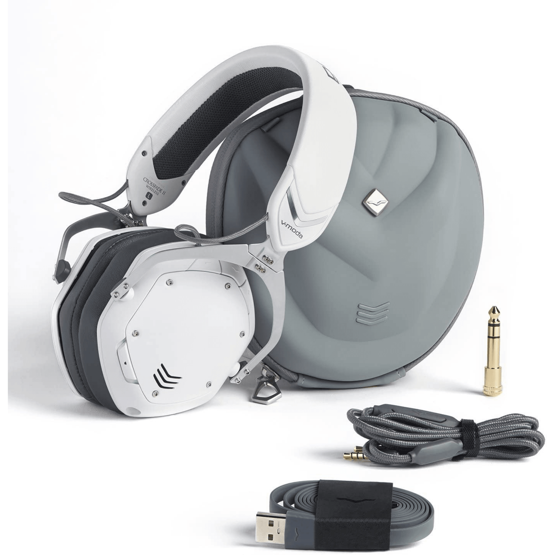 V-MODA - Wireless-Bluetooth Over-Ear Kopfhörer Crossfade 2 - Weiss