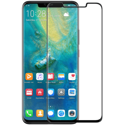 Huawei Mate 20 Pro Panzerglas Displayschutzglas Case Friendly mit Rahmen - Schwarz - Pazzar.ch