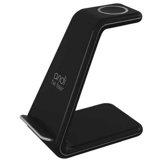 Andi be free - Trio Wireless Fast Charging Ladegerät 27W - Schwarz - Pazzar.ch