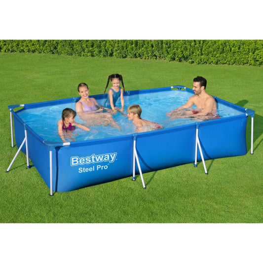 Bestway Steel Pro Swimming Pool 300x201x66 cm - Pazzar.ch