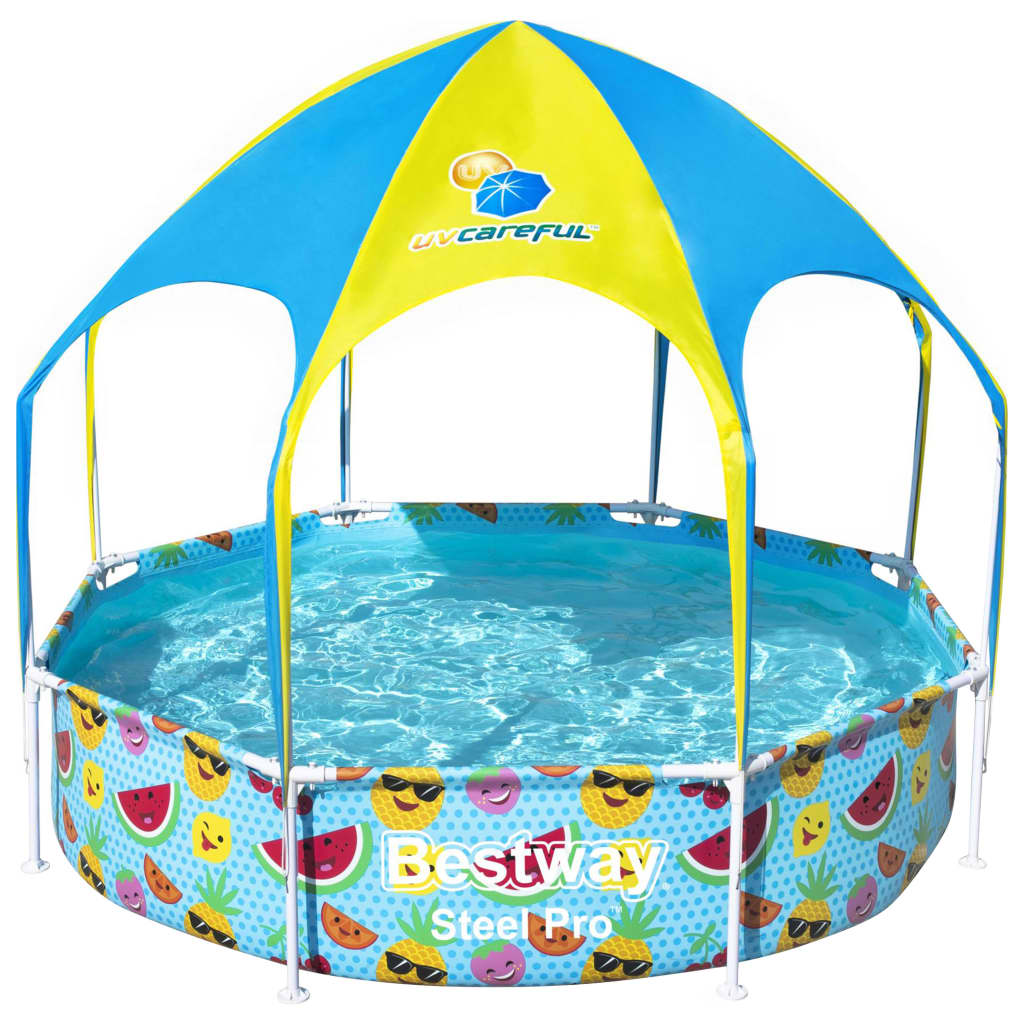 Bestway Steel Pro UV Careful Aufstellpool für Kinder 244x51 cm - Pazzar.ch