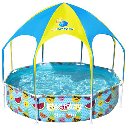 Bestway Steel Pro UV Careful Aufstellpool für Kinder 244x51 cm - Pazzar.ch