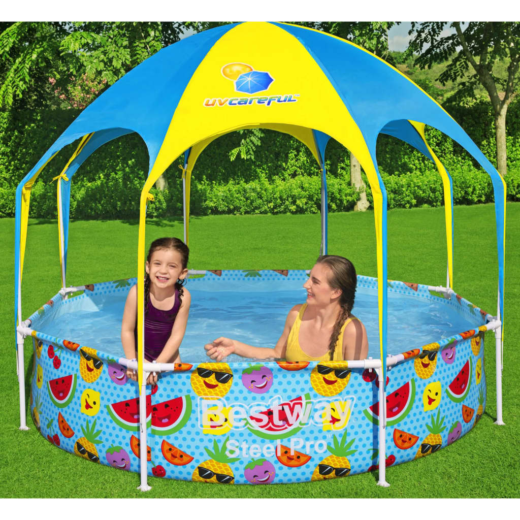 Bestway Steel Pro UV Careful Aufstellpool für Kinder 244x51 cm - Pazzar.ch