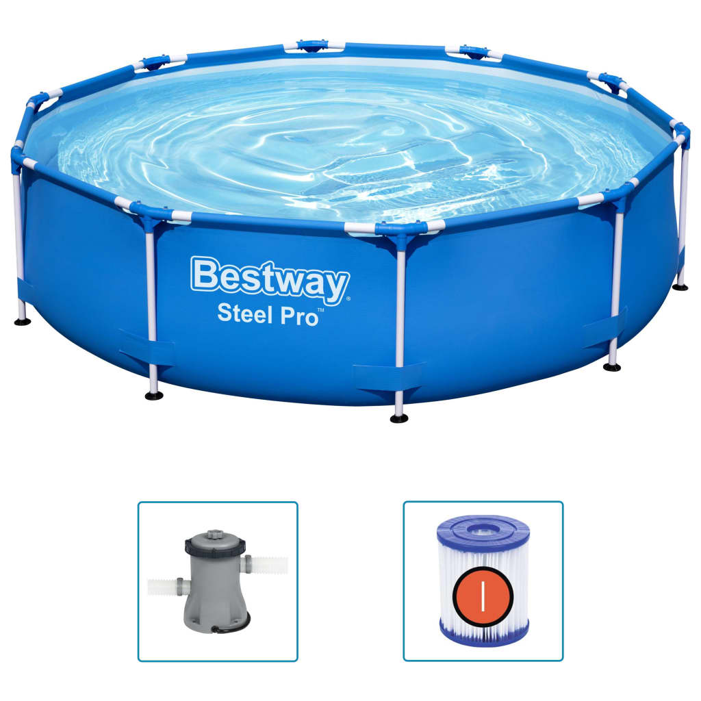 Bestway Steel Pro Swimming-Pool 305x76 cm - Pazzar.ch