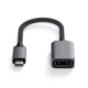 Satechi - Hochwertiges & robustes USB-C zu USB 3.0 Adapterkabel - Space Gray / Grau