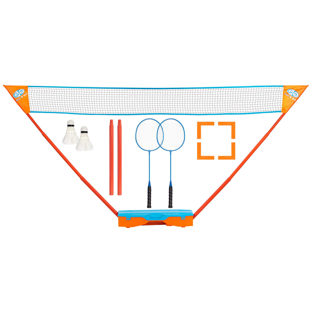 Get & Go Badminton-Set Blau und Orange - Pazzar.ch