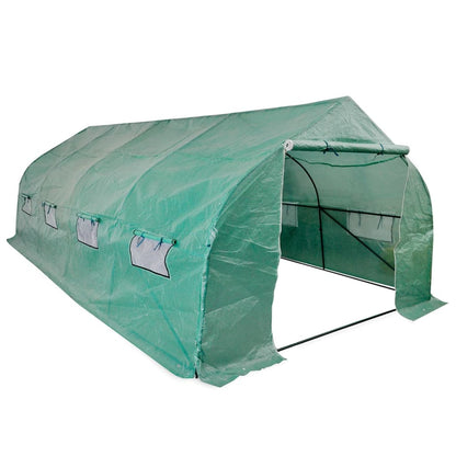 Polytunnel Gewächshaus Begehbar & Mobil Stahlrahmen 18 m² - Pazzar.ch