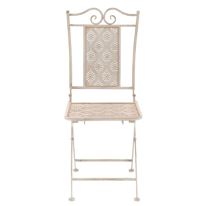 3-tlg. Bistro-Set Stahl Weiß - Pazzar.ch