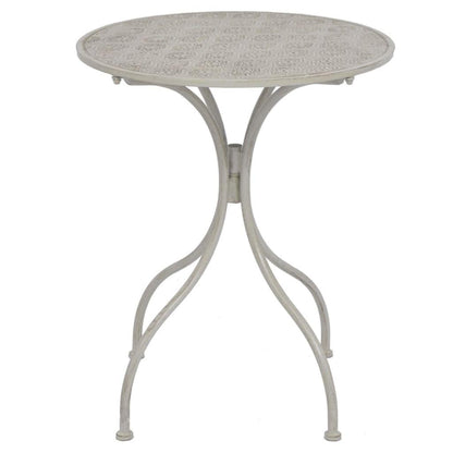 3-tlg. Bistro-Set Stahl Grau - Pazzar.ch