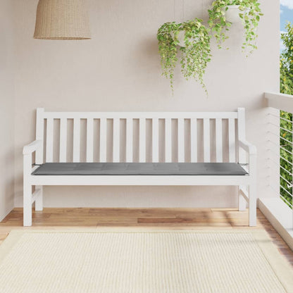 Gartenbank-Auflage Grau 180x50x3 cm Oxford-Gewebe - Pazzar.ch