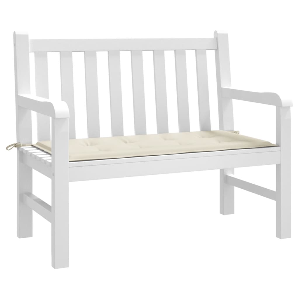 Gartenbank-Auflage Creme 120x50x3 cm Oxford-Gewebe - Pazzar.ch
