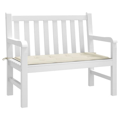 Gartenbank-Auflage Creme 120x50x3 cm Oxford-Gewebe - Pazzar.ch