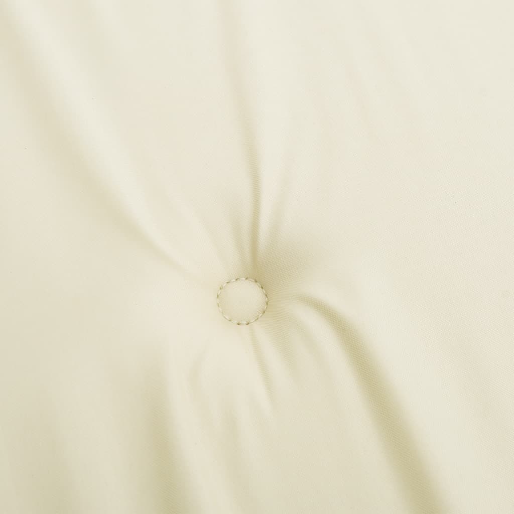 Gartenbank-Auflage Creme 120x50x3 cm Oxford-Gewebe