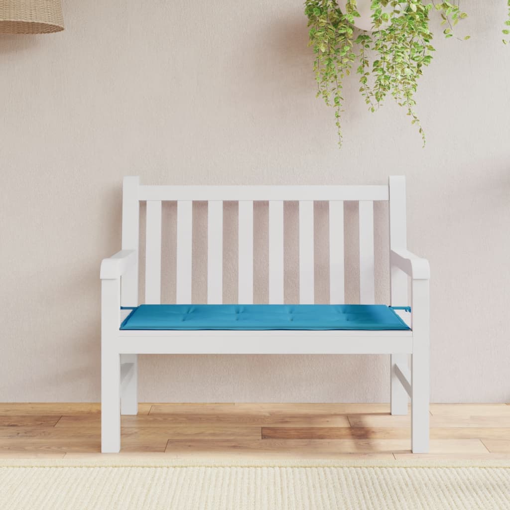 Gartenbank-Auflage Blau 100x50x3 cm Oxford-Gewebe - Pazzar.ch