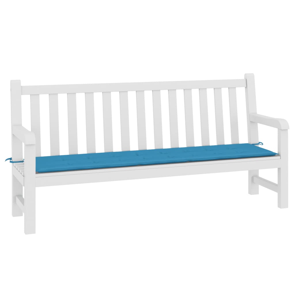 Gartenbank-Auflage Blau 150x50x3 cm Oxford-Gewebe