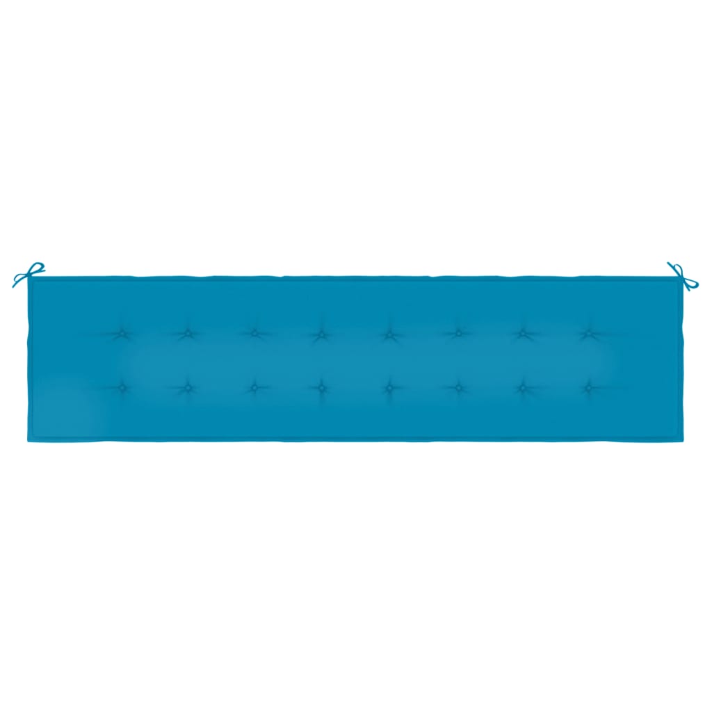 Gartenbank-Auflage Blau 150x50x3 cm Oxford-Gewebe - Pazzar.ch
