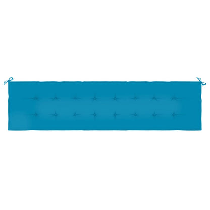 Gartenbank-Auflage Blau 150x50x3 cm Oxford-Gewebe - Pazzar.ch