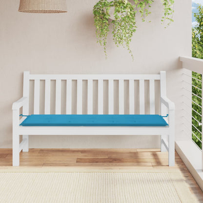 Gartenbank-Auflage Blau 150x50x3 cm Oxford-Gewebe - Pazzar.ch