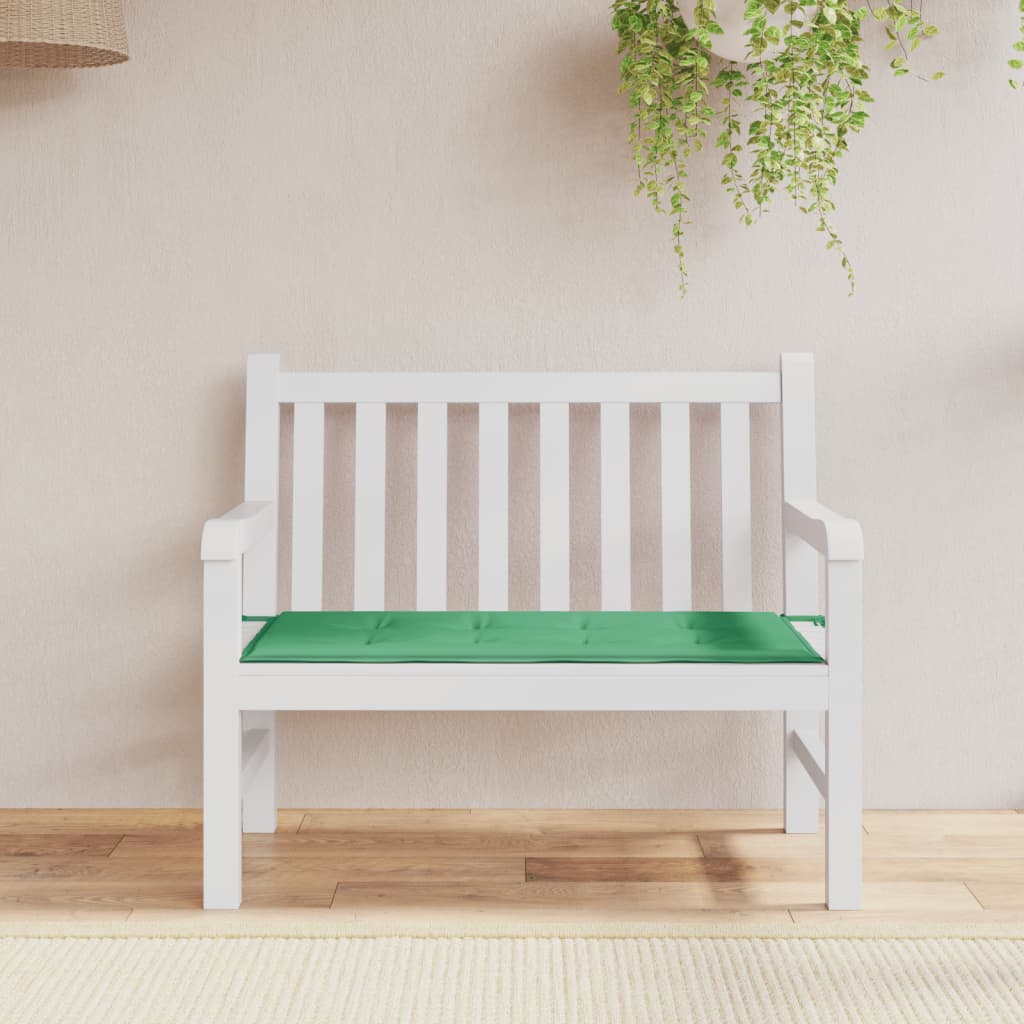 Gartenbank-Auflage Grün 120x50x3 cm Oxford-Gewebe - Pazzar.ch