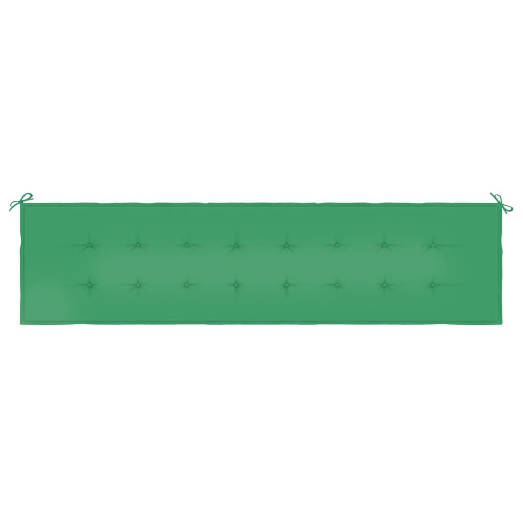 Gartenbank-Auflage Grün 150x50x3 cm Oxford-Gewebe - Pazzar.ch