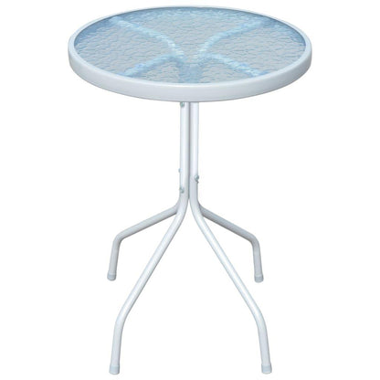 3-tlg. Bistro-Set Stahl Schwarz - Pazzar.ch