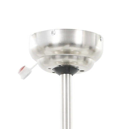 Dekorativer Deckenventilator mit Leuchtmittel 128 cm Weiß - Pazzar.ch
